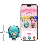 Vocaloid Series Miku Luka Len Meiko Minidoll Miku Merch Lovely Key Pendant